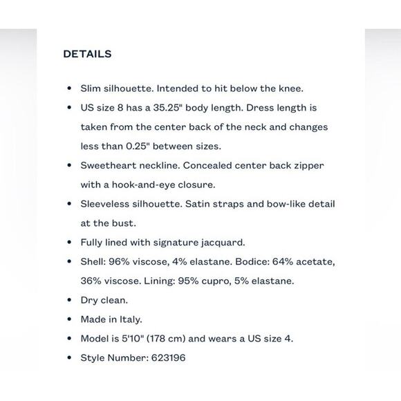 Ralph Lauren Collection Purple Label Black Cocktail Dress Satin Bow Midi Formal - Picture 6 of 11